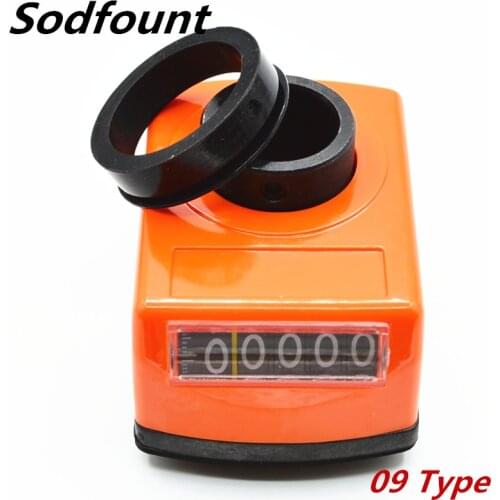 Vertical Clockwise 0-9999 Range 09 type Digital Position Indicator for Lathe 20mm shaft bore hole Position indicator Counter
