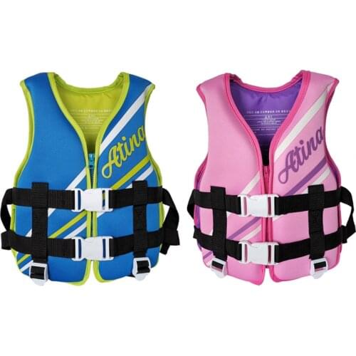Child Life Vest Kid Swimming Neoprene Jacket for Boys Girls Buoyancy Safety Suit Boating Beach Swim Surf Ski Drift Water Sports