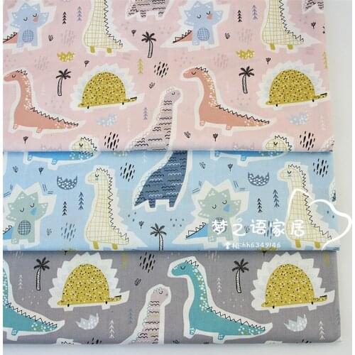 Dinosaur DIY Patchwork Quilting Fat Quarters Tissus Sewing Handmade Pillow Tissus Baby Dress Tecido Tilda 100% Cotton Fabric