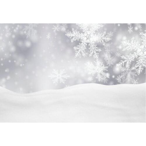 Silver Gray Snowflake Backdrop Background Newborns Wedding Photography Xmas Family Holiday Party Decoration Photo Booth