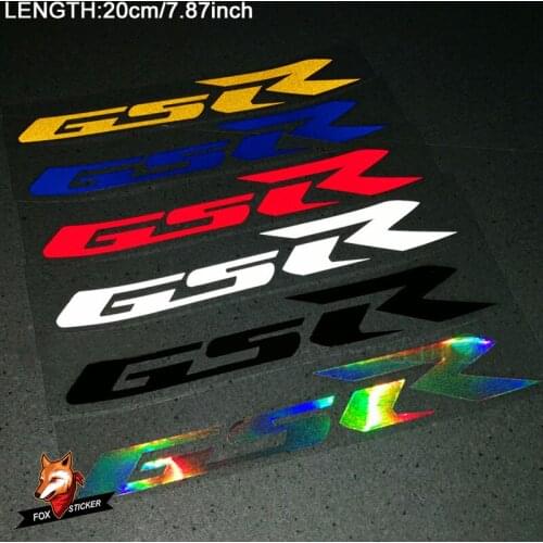 Reflective Stickers Decals Motorcycle Body Wheel Rims Fairing Helmet Tank Pad Label Logo for SUZUKI GSR 250 600 750 1000