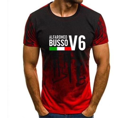 Gradient Men T Shirt Alfa Romeo Busso V6 156 Gtv 164 155 Gta Car Motoring Racer Inspired Dad T Shirt Tshirt Women