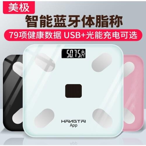 Customized body fat scale for electric weight scale