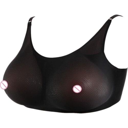Pocket Bra Silicone Breast Forms Mastectomy Breast Insert Silicone Pads Underwear Ajusen for Crossdresser Transgender