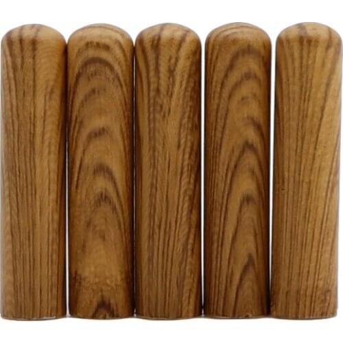 New Coolstring Lace End 4.7*20.6MM Ancient-Wood Texture Shoelace Ends 4 pcs/lot For Hiking Boot Rope Plain Brown Special Aglets