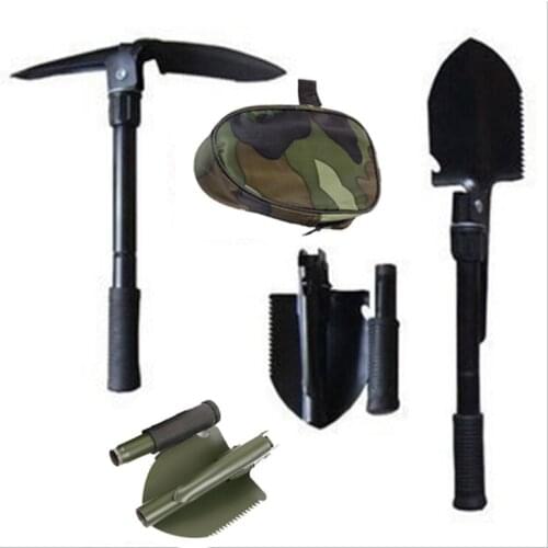 Spade Garden Tools Stainless Steel Multifunctional Folding Shovel Outdoor Worker Shovel gardening supplies Portable