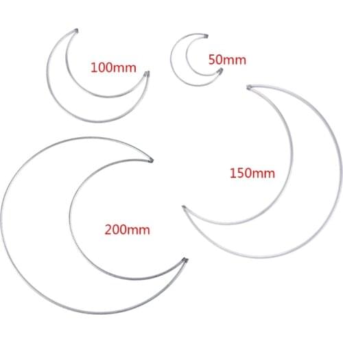 Metal Dream Catcher Dreamcatcher Ring Macrame Craft Hoop DIY Accessory 35-190mm