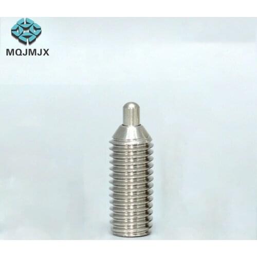 MQJMJX MTS Spring Plungers Threaded Pin Set Screw 304 Stainless Steel Diameter M3-M12
