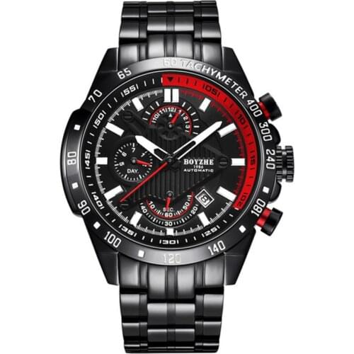 2021 Mens Automatic Mechanical Watch Top Brand New Waterproof Watches for Men Male Luminous Business Watch Casual Reloj Hombre