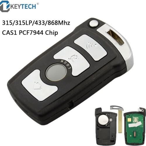 OkeyTech 4BT 315/315LP/433/868Mhz ID46 Chip CAS1 System Smart Remote Control Car Key For BMW 7 Series E65 E66 E67 E68 745i 750