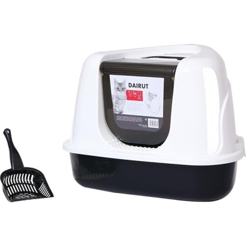 Triangular Cat Litter Basin Fully Enclosed Space-saving Toilet Large Fat Anti-splash