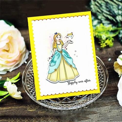 17x22.5cm Dreamy fairy tale TPR Transparent Silicone Rubber Clear Stamps cartoon Scrapbooking/DIY Easter wedding album