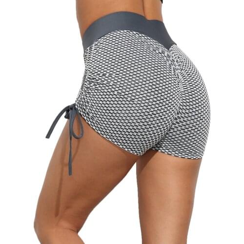 Sports Women Shorts Outdoor Leggings Jacquard Weave High Waist Sports Gym Casual Stretchy Workout Short Trousers Comfortable