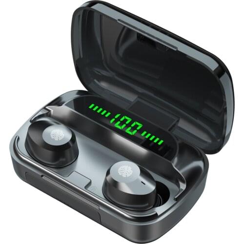 TWS Led Power Display Earbuds HIFI Heavy Bass Bluetooth 5.0 Music Earphones Sport Wireless Headphones With HD Call