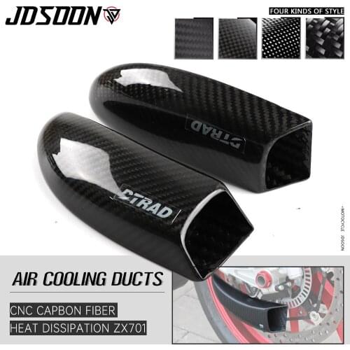 Carbon Fiber Air Ducts Brake Cooling Mounting kit Air Cooling Ducts System For APRILIA TUONO V4 1100 2015-2020 V4 1000 2010-2015