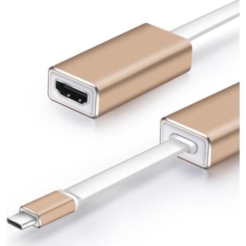 USB C TO HDMI Converter Aluminum Alloy Material 4K 30Hz Type C to HDMI Adapter for Multi Type c Devices