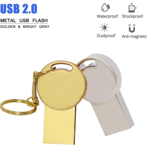 100% Real capacity USB Flash Drives 64gb mini usb 8GB 16GB 32GB metal pen key usb disk flash memory card pendrive stick