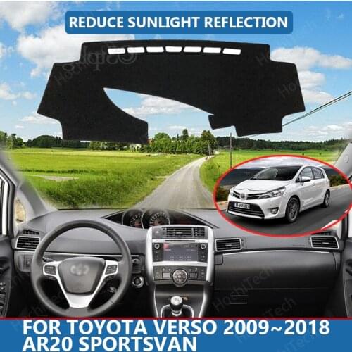 Car Inner Dashboard Cover Capet Cape for Toyota Verso 2009~2018 AR20 SportsVan Dashmat Sunshade Pad Cover Dash Mat