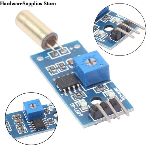 1Pc Gold SW-520D Angle Sensor Module Ball Switch Tilt Sensor Module