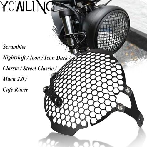 Motorcycle Accessories Headlight Protector Cover Grill For Ducati Scrambler Nightshift 2021+ Head light Guard Protection Covers
