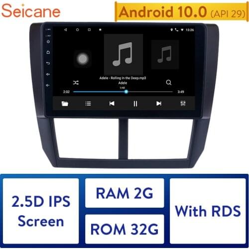Seicane 2din RAM 2GB ROM 32GB Android 10.0 Car Radio Head Unit For 2008 -2012 Subaru Forester GPS Navigayion Multimedia Player