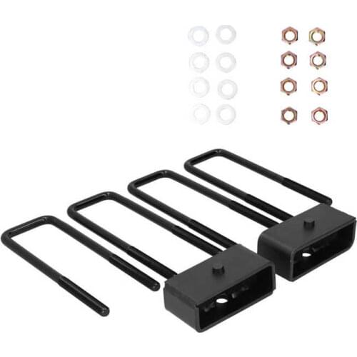 Automobiles Parking Sensors 2in Rear Lift Leveling Kit Carbon Steel Spacer Fit for Chevy Silverado 1500 2WD 4WD 99‑20 car