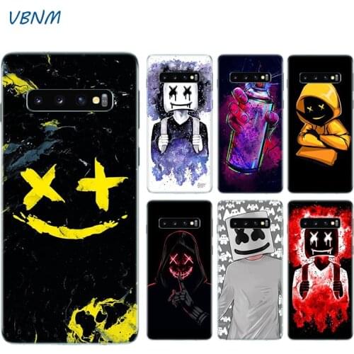 DJ Marshmallow Case For Samsung Galaxy S20+ S20 Ultra S10 S9 S8 Plus S10E S6 S7 Edge Note 8 9 10 Pro Cover