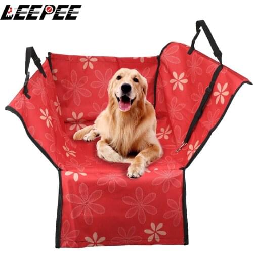 Dog Car Seat Cover Pet Carrier Tool Cat Protective Cover Pet Transport Hammock Car Accessories Outing Pet Pad Car Accessories