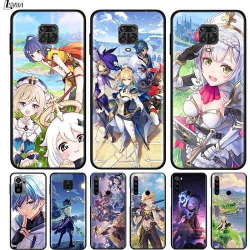Silicone Cover Funda Genshin Impacts Game For Xiaomi Redmi Note 10 10S 9 9C 9S Pro Max 9T 8T 8 7 6 5 Pro 5A 4X 4 Phone Case