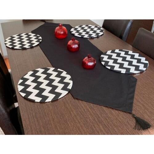 Çeyizdiyarı Barbara 7 Piece American Service Kit Black