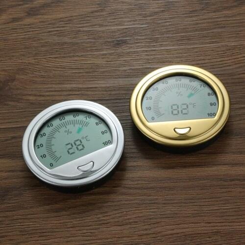 Mini Digital Cigar Humidor Hygrometer Portable Plastic Electronic Thermometer Humidity Meters Tool Smoking Accessories