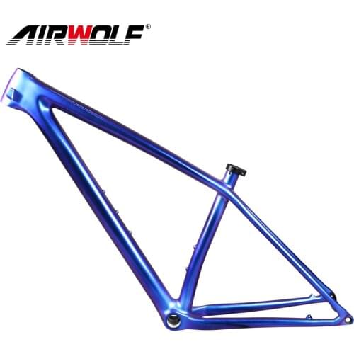 AIRWOLF Chameleon Cycling Frame 29er Hardtail Lightweight Carbon Mountain Bike Frameset Thru Axle 148 Boost Bottom Bracket BSA