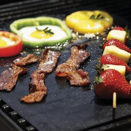 Roasting Mat Eco-friendly Heat Resistant Glass Fiber Thickened Grilling Mat Supplies for Home