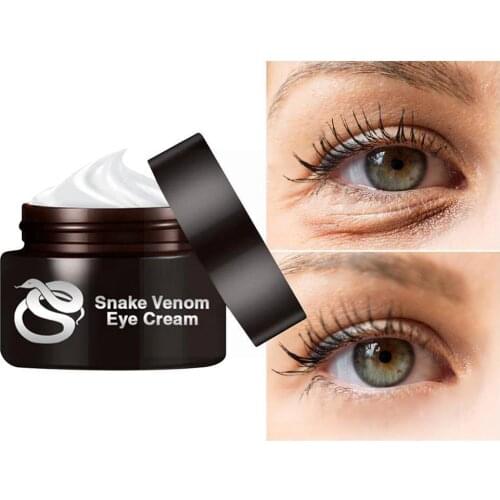 Snake Venom Eye Cream Dark Circle Eyes Bags Fat Granule Firming Puffiness Essential Mask Anti-Aging Eye Lines Fine Moisturi K7T7