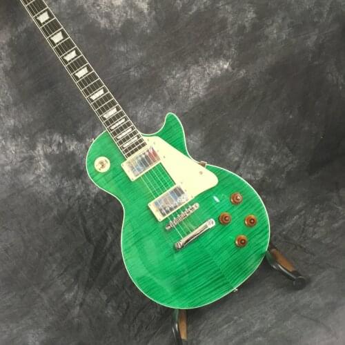 New electric guitar green LP guitar electric guitar top quality electric guitar good sound quality China custom free shipping