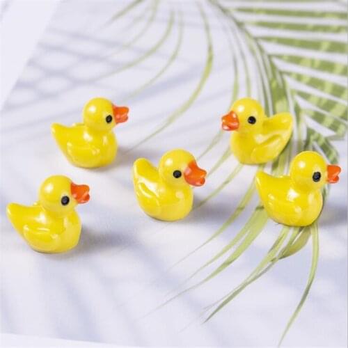 20pcs/lot new creative mini resin duck animal charm connectors for diy earrings craft ornaments jewelry making accessories