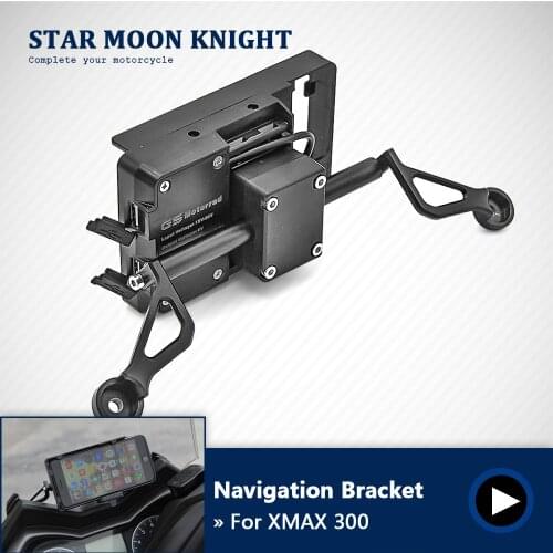 New GPS Smart Phone Navigation Mount Mounting Bracket Adapter Holder for yamaha XMAX300 XMAX 300