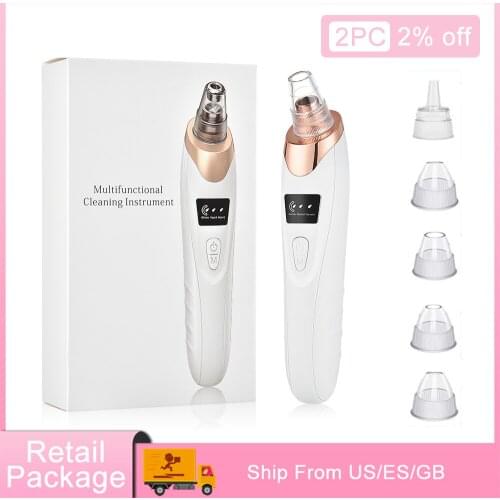 Blackhead Remover Acne Pimple Black Spot Vacuum Suction Skin Care Electric Face Cleaner Beauty Instrument Dropshipping