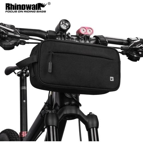 Rhinowalk Bicycle Bag MTB Front Frame Handlebar Pack Multifunctional Portable Outdoor Travel Portable Backpack Bike Accessories