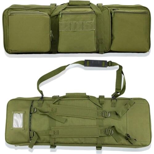 85cm Tactical Hunting Backpack Molle Nylon Pouch Airsoft Sniper Rifle Square Carry Bag With Shoulder Strap Gun Protection Case