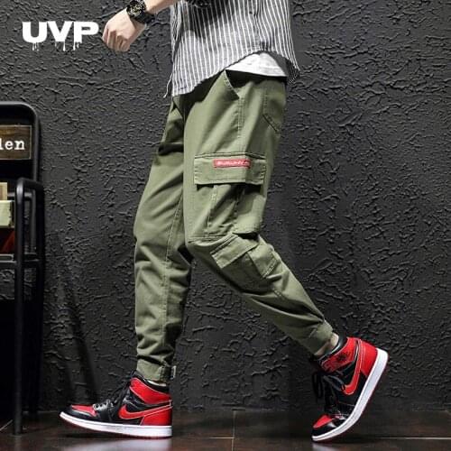 Streetwear Cargo Pants Mens Sweatpants Male Tracksuit Bottoms Hip Hop Black Joggers for Men Sports Pants Mens Trousers 2020 New