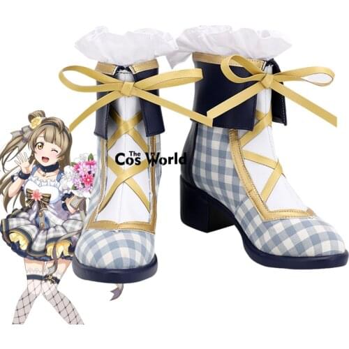 Love Live School Idol Project Bouquet Awaken Kotori Minami Anime Customize Cosplay Shoes Boots