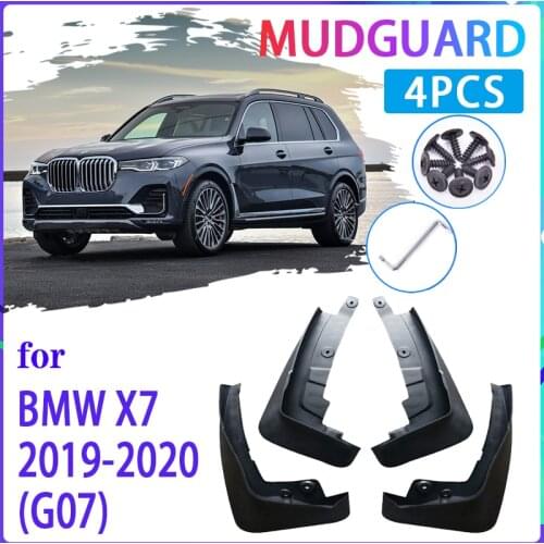 4 PCS Car Mud Flaps for BMW X7 G07 2019~2020 Mudguard Splash Guards Fender Mudflaps Auto Accessories