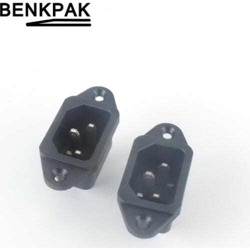 5pcs 3 Pin IEC320 C14 Power Socket Connector AC 250V 10A Power Connector ac socket Connector