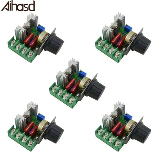 5PCS/LOT 2000W SCR High-Power Electronic Voltage Regulator 22V, For Appliance Speed / Voltage / Temperature Control