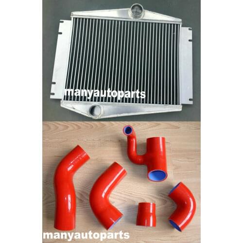 Aluminum Turbo Intercooler & BOOST PIPE For Volvo 850 Series Volvo S70 V70 C70 P80/LS/LW T-5/T-5R R GLT 2.3L 2.4L Silicone Hose