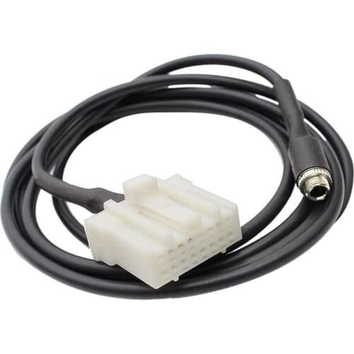 Car AUX Audio Input Cable 3.5MM Female Plug For Mazda 3 Mazda 6 Mazda 5 Mazda Pentium B70 M2 M6 MX5 RX8