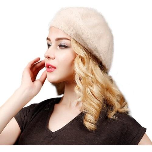 Women Wool Beret Cap New Autumn Winter Female Elegant Berets Hat Ladies Fashion Warm Soft All-match British Vintage Hats H6808