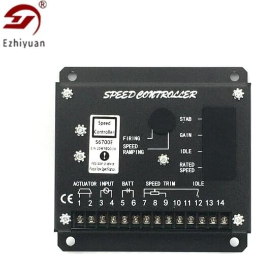 Ezhiyuan Speed Control Unit S6700E Diesel Generator Speed Governor