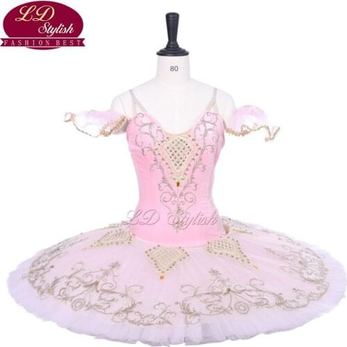 Adult Pink Ballet Tutu The Nutcracker Stage Performance Costumes Children Ballet Dance Competition Apperal Kids Ballet Dresses